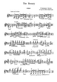 Nevin - Rosarium for violin (Kreisler) - Instrument part - First page